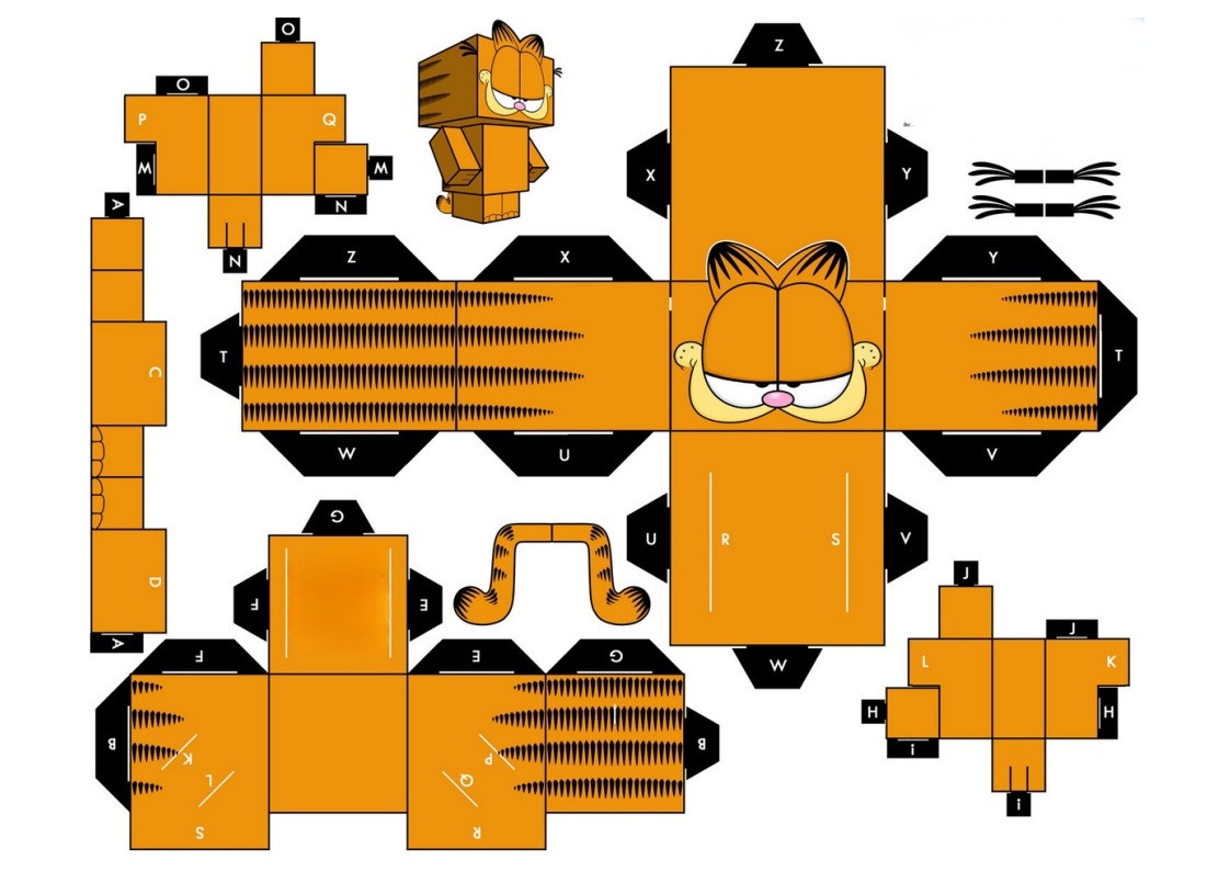 Molde do Garfield