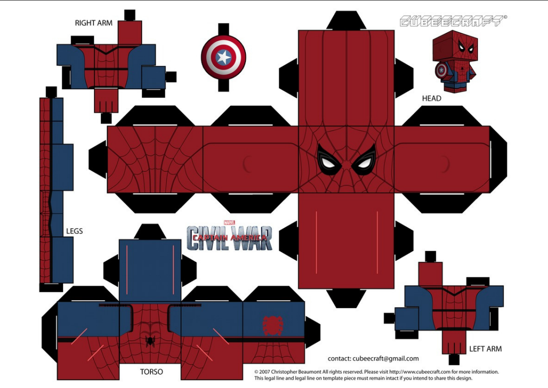 Molde do Homem-Aranha